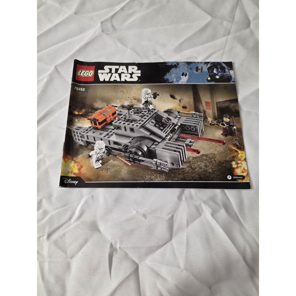 LEGO Star Wars 75152 Imperial Assault Hovertank Instruction Manual Booklet